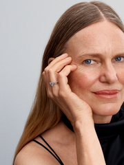 Double Band Heart Ring - Sterling silver