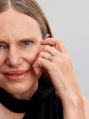 Halo Hearts Ring - Sterling silver