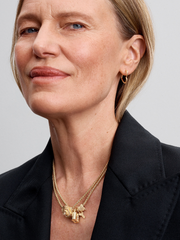 Rose in Bloom Oversized Charm - 14k gold plating