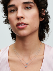 FINAL SALE - Forever & Always Splittable Heart Collier Necklaces - Sterling silver