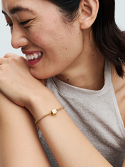 Sparkling Dice Charm - 14k gold plating