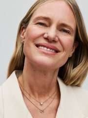 Sparkling Infinity Heart Collier Necklace - 14k gold plating