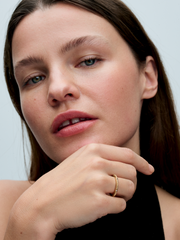 Pandora ME Texture & Stones Ring - 14k gold plating