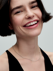 Linked Hearts Collier Necklace - Sterling silver