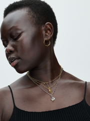 Linked Hearts Collier Necklace - Sterling silver