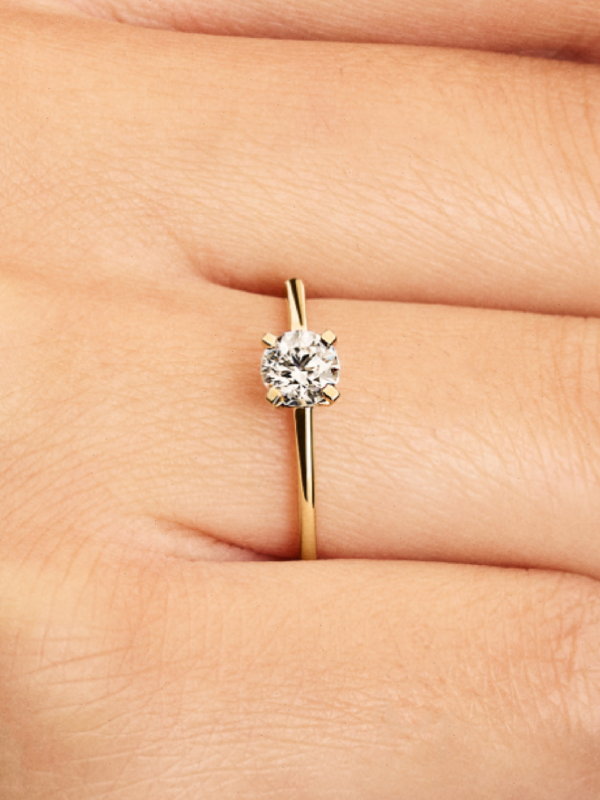 Pandora Era Lab-Grown Diamond Ring - 0.50 ct TW, 14k gold