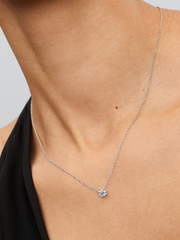 Pandora Era Lab-Grown Diamond Pendant Necklace - 0.50 ct TW, 14k white gold