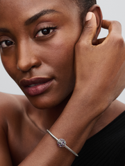 Openwork Hearts Mom Charm - Sterling silver