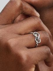 Infinity Knot Ring - Sterling silver