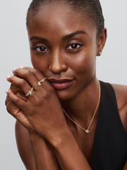 Double Band Ring - 14k gold plating