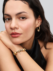 Infinity Knot Charm - 14k gold plating