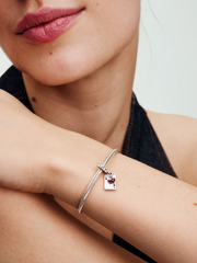 Disney Villains Queen of Hearts Double Dangle Charm - Sterling silver