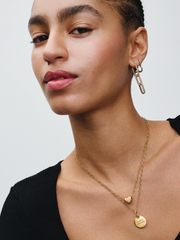 Be Love Engravable Heart Charm - 14k gold plating