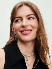 Pandora ME Styling Pavé Double Link - Sterling silver