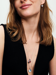 FINAL SALE - Red Murano Glass Engravable Mini Medallion Charm - Sterling silver