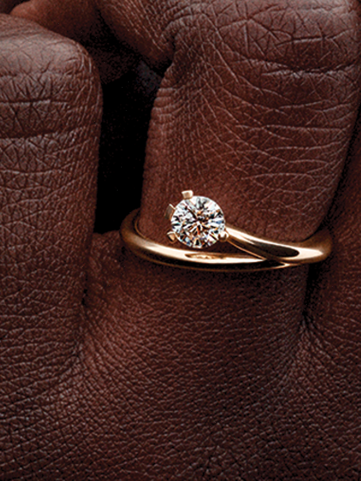 FINAL SALE - Pandora Nova 14k Gold Lab-grown Diamond Asymmetric Ring - 0.50 ct TW, 14k gold