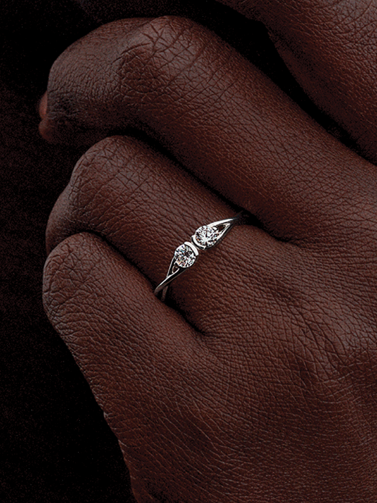 Pandora Infinite Sterling Silver Double-Facing Lab-grown Diamond Ring - 0.30 ct TW, Sterling silver