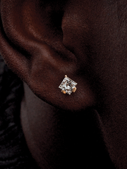 FINAL SALE - Pandora Nova 14k Gold Lab-grown Diamond Earrings - 1.00 ct TW, 14k gold