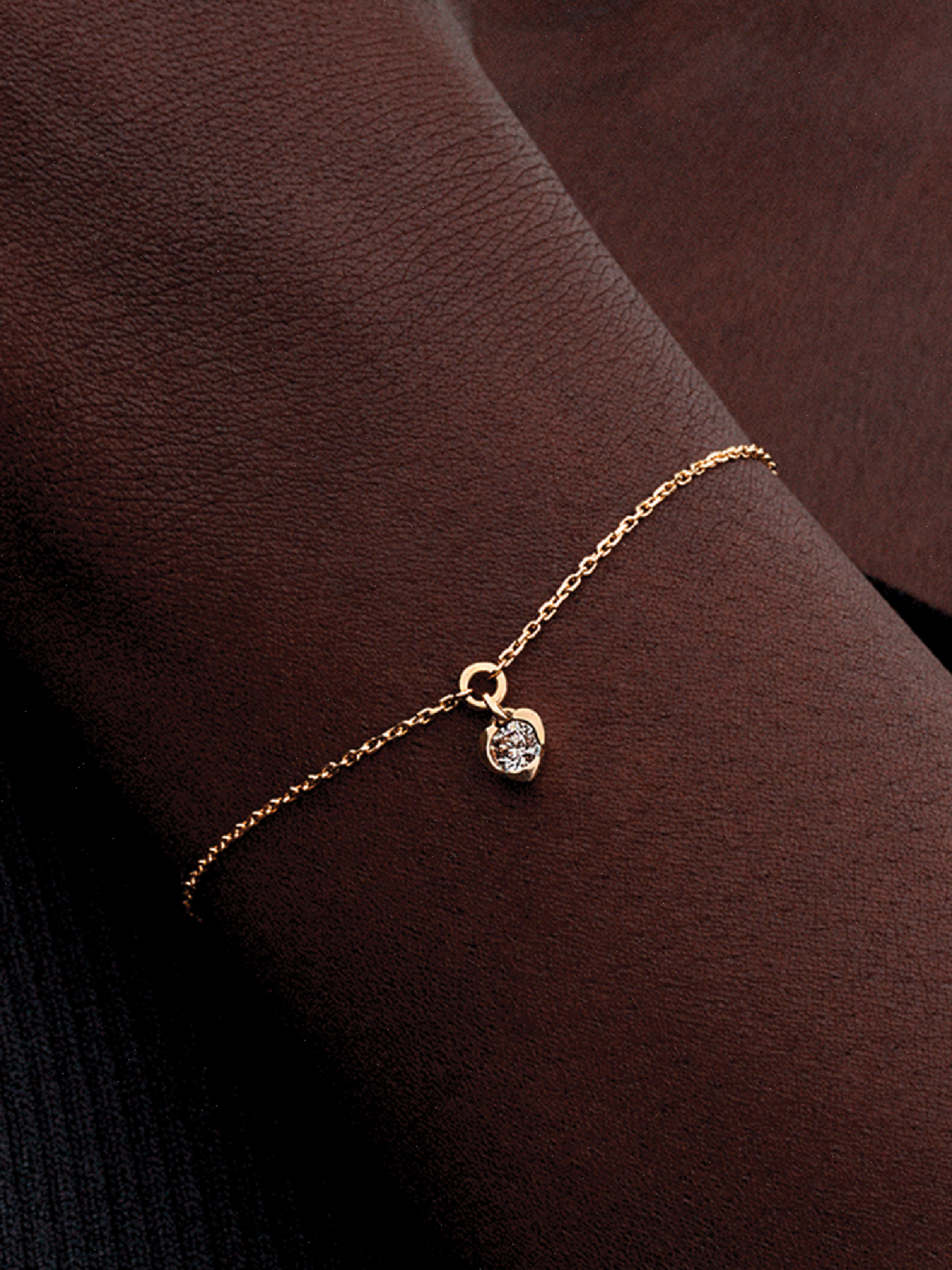 FINAL SALE - Pandora Talisman 14k Gold Lab-grown Diamond Heart Chain Bracelet - 0.25 ct TW, 14k gold