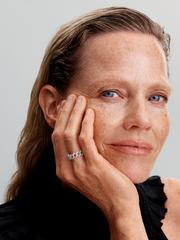 Pavé Cuban Chain Ring - Sterling silver