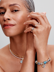 Celestial Sparkling Sun Ring - 14k gold plating