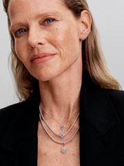 FINAL SALE - Sparkling North Star Stud Earrings - Sterling silver