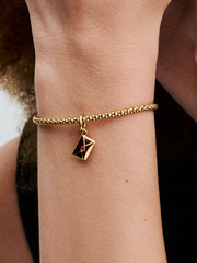 Love Letter Envelope Dangle Charm - 14k gold plating