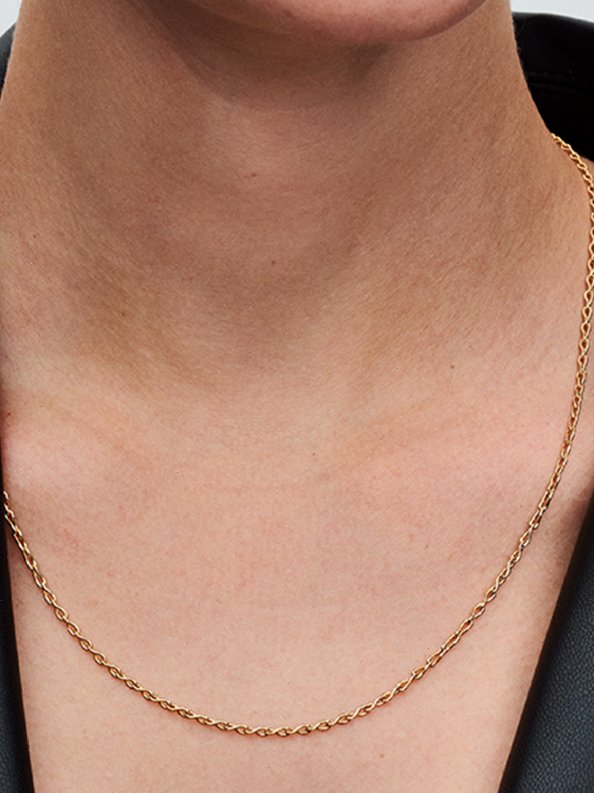 Infinity Chain Necklace - 14k gold plating