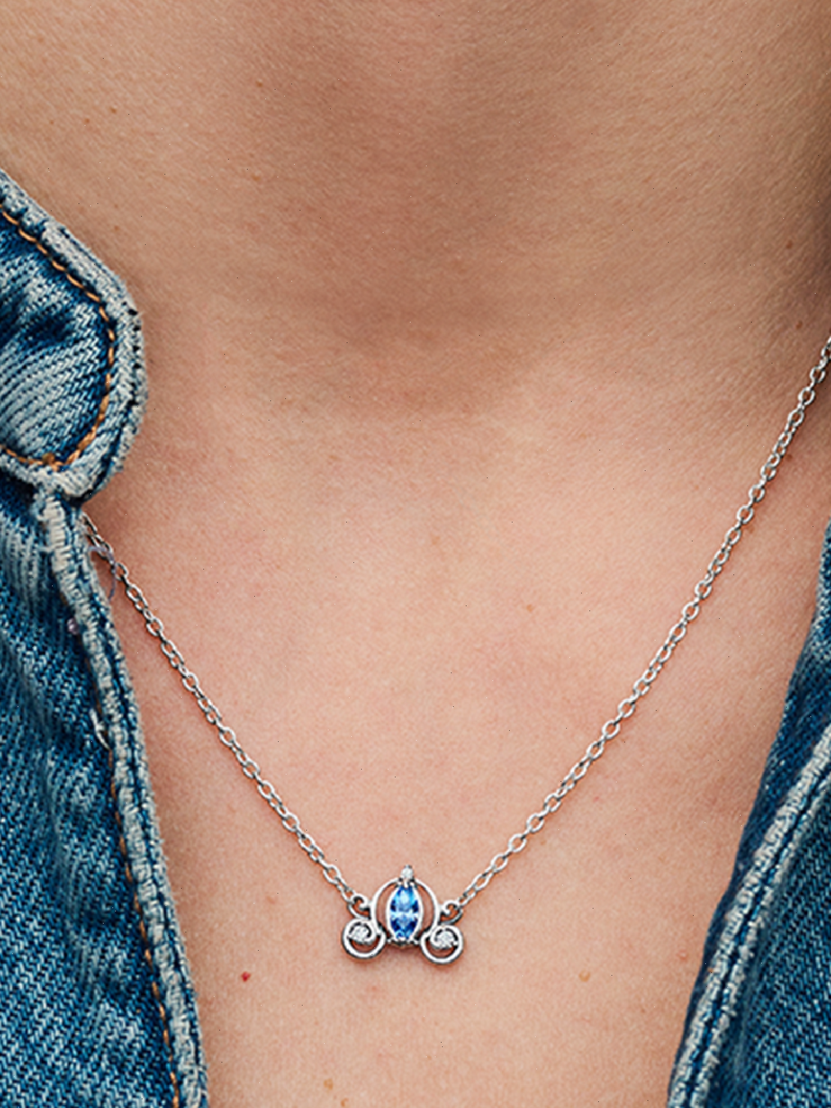 Disney Cinderella's Carriage Collier Necklace - Sterling silver