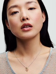 FINAL SALE - Dragon Collier Necklace - Sterling silver, 14k gold plating