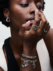 Handwritten Love Charm - Sterling silver