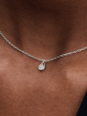 Pandora Infinite Sterling Silver Lab-grown Diamond Pendant Necklace - 0.15 ct TW, Sterling silver