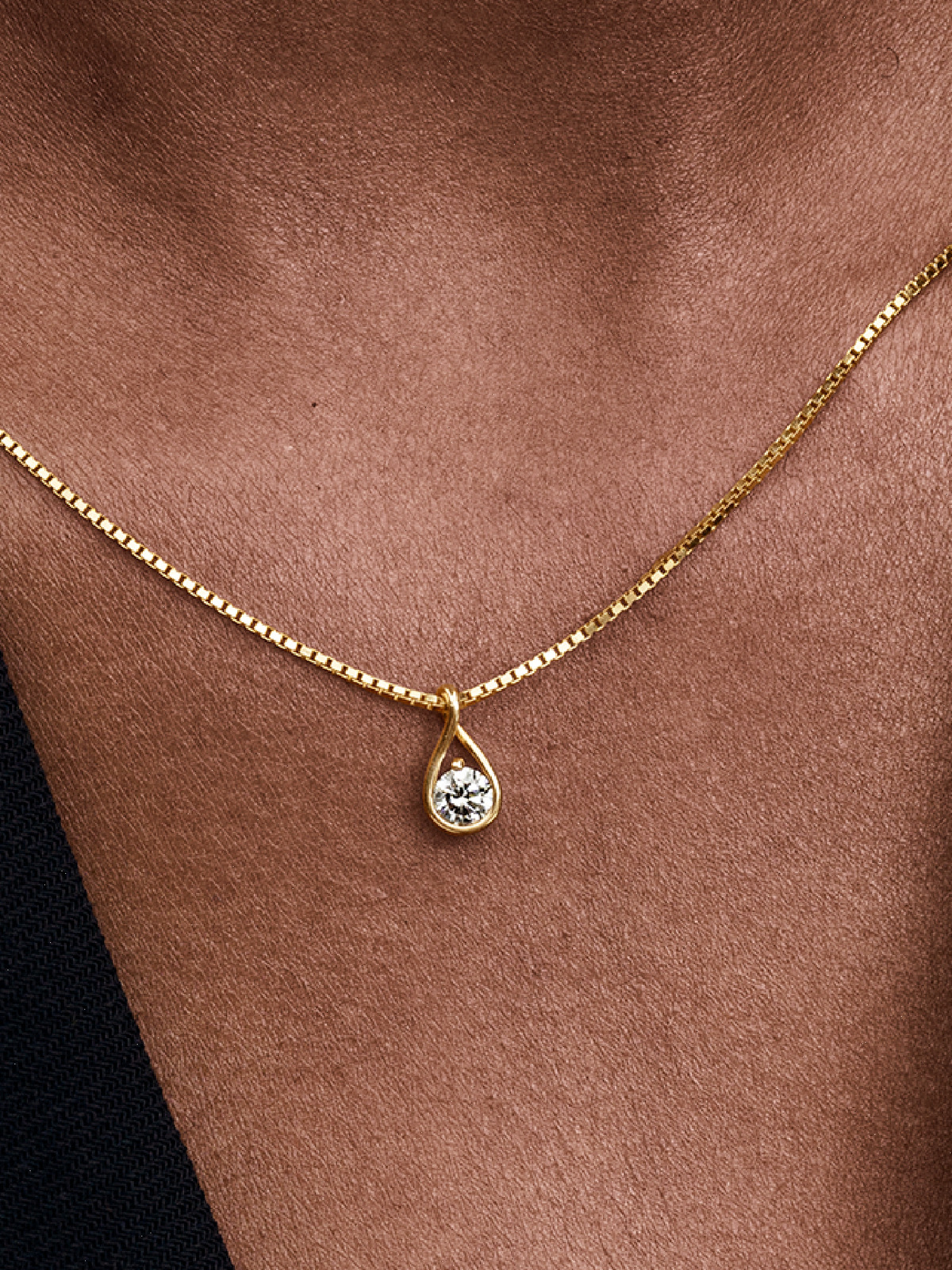 Pandora Infinite 14k Gold Lab-grown Diamond Pendant Necklace - 0.25 ct TW, 14k gold