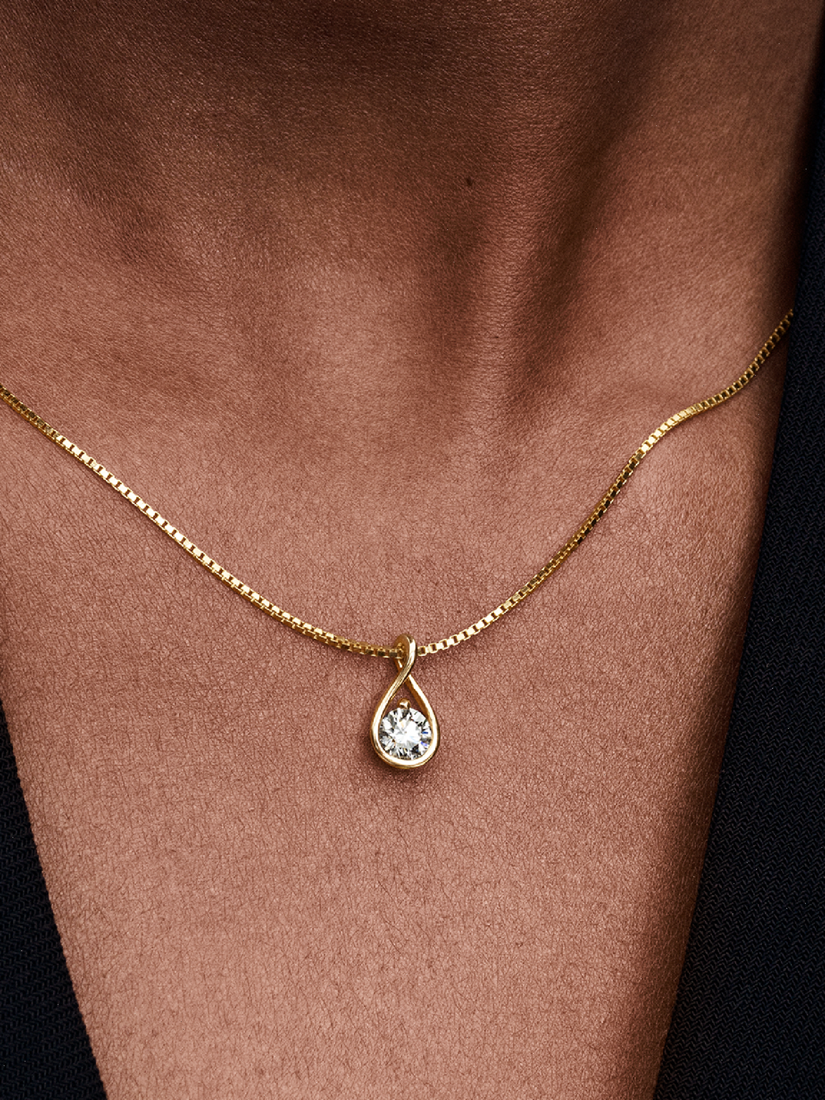 Pandora Infinite 14k Gold Lab-grown Diamond Pendant Necklace - 0.50 ct TW, 14k gold