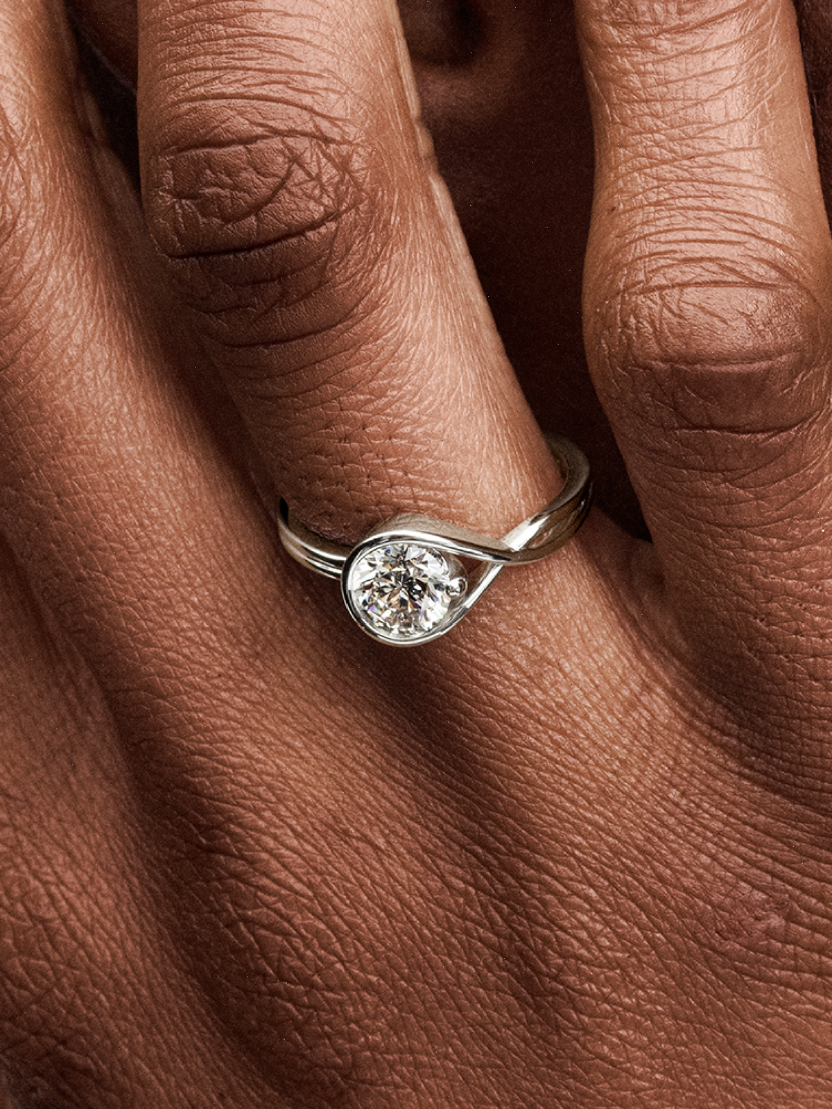 Pandora Infinite 14k White Gold Lab-grown Diamond Ring - 0.50 ct TW, 14k white gold